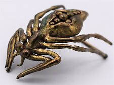 Spider Tick Insect Artist Wolfgang 1976 Solid Brass Art Vintage Belt Buckle picture