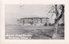 Vintage RPPC Postcard - Junior High School Palacios Texas picture