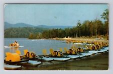 Magog Quebec-Canada, Camping Provincial Du Mont Orford, Vintage Postcard picture