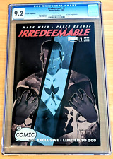 IRREDEEMABLE #1 CGC 9.2 BOOM STUDIOS 2009 RARE A COMIC SHOP VARIANT LTD TO 500 picture