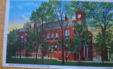 GLASGOW, KENTUCKY  Barren Co. Court House     Vintage KY Postcard picture