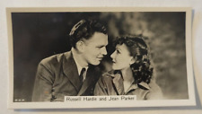 1937 Sinclair Film Stars Series 2 #62 Russell Hardie & Jean Parker (A) picture