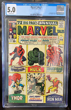Marvel Tales #1 (1964) CGC 5.0, Spiderman/Hulk/Thor/Iron-Man Origin Stories picture