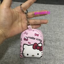 Cute Pink Hello Kitty Bow Wallet Mini Coin Purse Backpack Bag Pendant Keychain picture