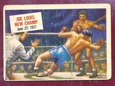1954 Topps Scoops #40 Joe Louis New Champ 6/22/1937 Set Break Starter Card picture