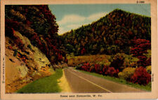 Scene Near Sistersville, West Virginia postcard. Route 18 picture