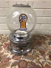 FORD 1C PENNY GUM BUMBALL MACHINE AKRON NY CHROME SS VINTAGE OLD LOGO WORKING  picture