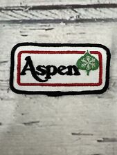 ASPEN Vintage Authentic NOS Skiing Ski Patch COLORADO Resort Souvenir Travel picture