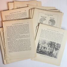 Vintage Book Craft Paper Pages - 1937 Mississippi Text Diagrams Photos picture