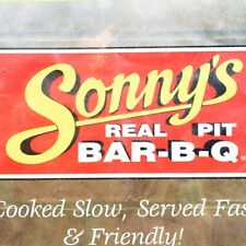 2001 Sonny's Real Pit Bar-B-Q Restaurant Menu Tillman Barbecue Store Chain picture