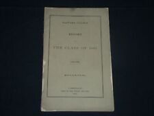 1860 THE CLASS OF 1857 IN HARVARD COLLEGE REPORT BOOK - CAMBRIDGE - J 3917 picture