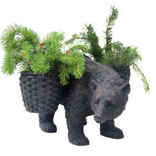 Bear Lawn Ornament with Planters - Delamere Design picture