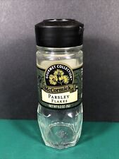 Vintage McCormick | Parsley Flakes | Spice Jar | Black Lid | Gourmet | Empty picture