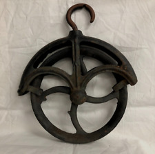 Antique Cast Iron Well Wheel, 9.5