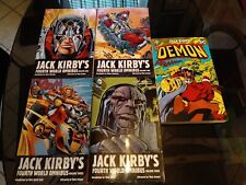 Lot of 5 Jack Kirby graphic novels: Fourth World Omnibus Vol 1-4, plus Demon picture