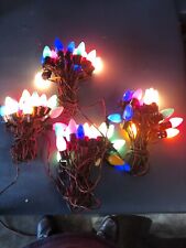 Vintage Christmas Light Strands Timco lot of 4 with lights  picture