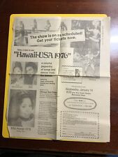 Hawaii-USA 1976 McCormick Place Chicago IL Vintage Newspaper Ad Sun-Times 1975 picture