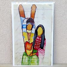 Ledger Art-Native American Print-Comanche/Kiowa-