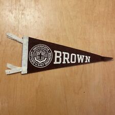 Vintage 1950s Brown University 5x9 Felt Pennant Flag picture