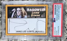 1978 Halloween Jamie Lee Curtis Auto Autograph Cut Custom Card PSA DNA picture
