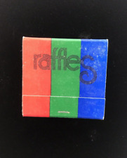Vintage Matchbook Raffles - An American Cafe Restaurant - Full Unstruck picture