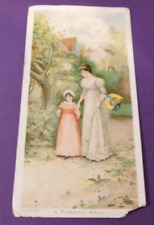 ANTIQUE VICTORIAN TRADE CARD COLORFUL SCRAPBOOK CRAFTS PLUG TOBACCO NEW YORK picture