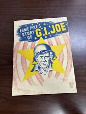 WWII Ernie Pyle  “Story Of G.I. Joe” Official Souvenir Program 1945 Scarce Pub picture