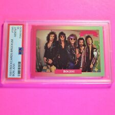 1991 Brockum RockCards #190 Bon Jovi Band Photo, Graded PSA 10 Gem Mint picture