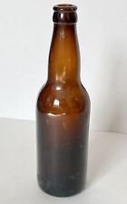 A B CO (arched) Antique Pre-Pro Amber Beer Bottle Crown Top Bubbles  1905-1916 picture