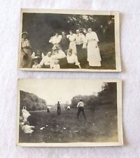 Real Picture Postcards (RPPC) - Two Of Groups of Friends - EUC picture