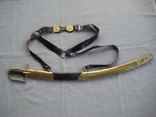 FRENCH HORSE ARTILLERY OFFICER'S SWORD BELT Model 1846 JULY MONARCHY  2nd EMPIRE picture