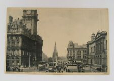 Vintage Edinburgh Prince Street Scotland UK Postcard (A12) picture