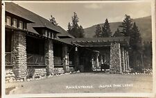 RPPC Jasper Park Lodge Alberta Canada Real Photo Postcard c1930 picture