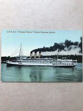 S. S. Princess Victoria Steamer Ship Vancouver B. C. C 1911 Antique Postcard picture