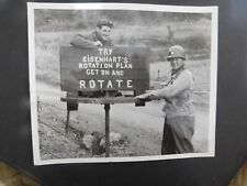 1951 KOREAN WAR ACME PRESS PHOTO EISENHARDTS  ROTATION PLAN 8 1/2X7 picture