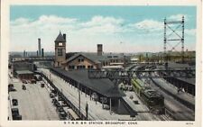  Postcard NY NH & H Railroad Station Bridgeport CT  picture