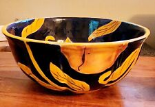 Vintage Talavera Mexico Hand Painted Pottery Fruit Bowl picture
