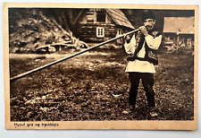 1900s Hutsul Trembita Ukrainian Western Ukraine postcards Ukrainian types picture