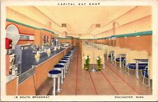 Linen Postcard Capital Eat Shop Restaurant in Rochester, Minnesota~134041 picture