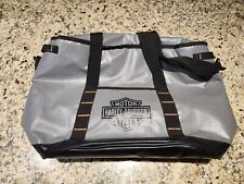 Harley Davidson Soft Sided Insulated Cooler Bag, Gray/Black/Orange, 22”x14” picture