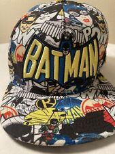 DC Comics Original Adjustable Batman Hat. New Without Tags. picture
