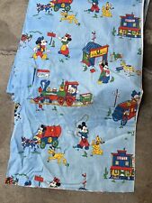 RARE Vintage Walt Disney Ameritex Mickey Western Fabric Yardage picture