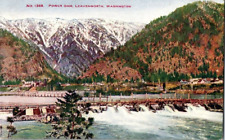 Vintage Postcard Power Dam in Leavenworth Washington WA 1909 picture