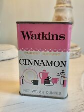 Vintage Pink Watkins Cinnamon Tin picture