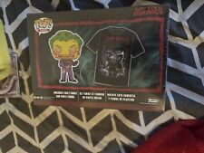 Funko Pop Tees DC Joker Deceased Vinyl Figure+Unisex T-Shirt GameStop Exclusive picture