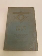 1935 Masonic Proceedings Most Worshipful United Grand Lodge A.F. & A.M Iowa Book picture