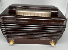 Antique Stromberg Carlson Vacuum Tube Bakelite Radio; Working picture
