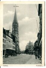 Germany AK Aachen 52062 - Pontstrasse St Kreuz 1905 cover NYC NY USA on postcard picture