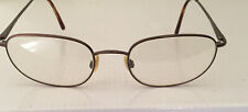 VTG Marchon Eyeglass Frames brown metal size 55[]21 145  Made In Italy picture