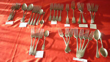 1 LOT OF 35 ASSORTED ANTIQUE EPNS CUTLERY - VARIOUS MAKERS  picture